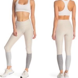 Outdoor Voices Full Length Oatmeal Dipped Leggings